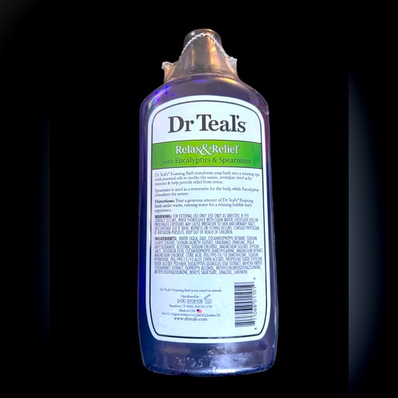 Dr Teals foaming bath with pure epson salt eucalyptus and spearmint NWT - Picture 3 of 3